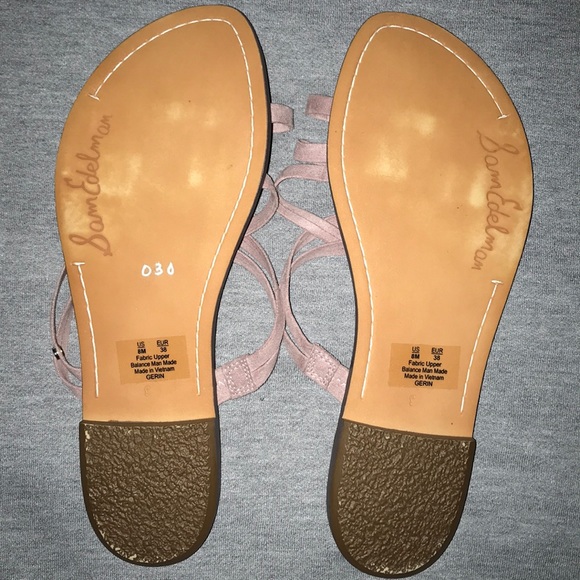 Sam Edelman GERIN PINK MAUVE SANDALS - Picture 3 of 4